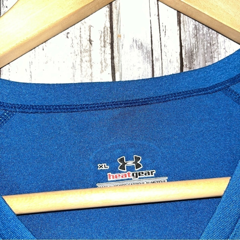 Under Armor Blue V Neck Tee - Picture 5 of 6